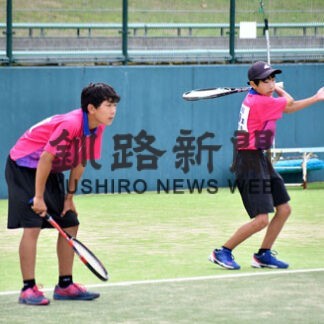 合田・伊藤組、清田・加藤組が優勝　ソフトテニス中学生の部(2022-08-14)