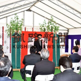 帝北自動車営業所移転新築で地鎮祭(2022-09-09)