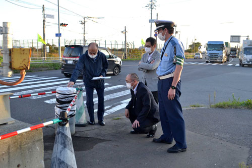 事故防止に向け考察 関係者ら現場診断(2022-09-30)