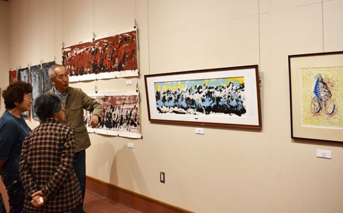 故中江さん作品に触れて きょうから版画協会展(2022-10-19)