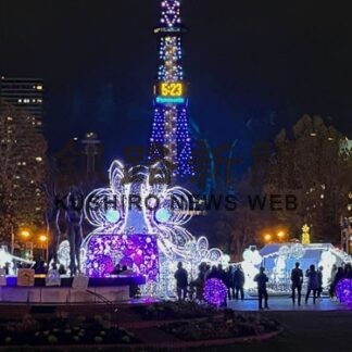 ホワイトイルミ点灯開始　ミュンヘンＸマス市も開幕(2022-11-23)