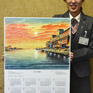 奈良さんの風景画採用　釧路信金カレンダー１２月１日から配布(2022-11-27)