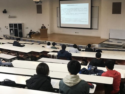 関係者が講師務め農林水産業語る 釧路公立大で授業(2022-12-01)
