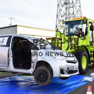 緊急車両通行ルート確保へ　釧根地方道路防災連絡協、暴風雪想定し訓練(2022-11-19)