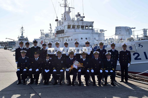 海の安全守る活躍期待 新造巡視船「さろま」入港式(2022-11-03)