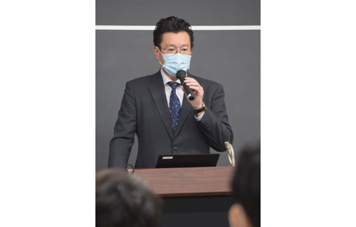 税の制度など学ぶ 釧公大で税務署長講演(2022-11-08)