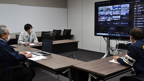 道開発局と浜中町がホットライン訓練(2022-11-29)