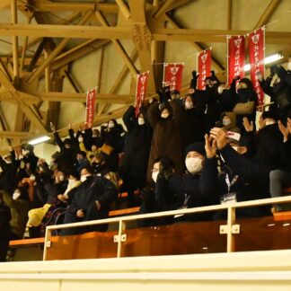 釧路インターハイ点描②　全国１勝へ背中後押し　釧湖陵応援団(2023-01-23)