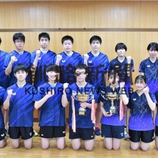 湖陵高剣道部、卓球部アベックV_1(2023-01-10)