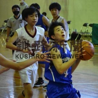 男女４強出そろう　釧新杯バスケＵ１５_1(2023-01-29)