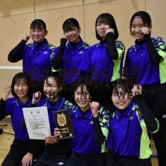 釧青陵女子全道３位　ソフトテニス団体戦(2023-01-17)