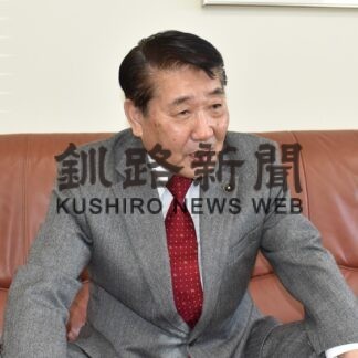 小畑氏６選出馬表明　道議選釧路市(2023-01-22)