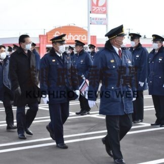 ５町村で出初め式(2023-01-08)