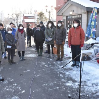 啄木ゆかりの道歩く　元町広め隊がフットパス(2023-01-24)