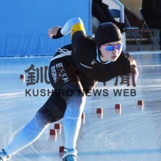 橋本（別海西春別）３０００優勝　全道中学スピードスケート(2023-01-10)
