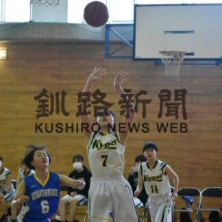男女４強出そろう　釧新杯バスケＵ１５(2023-01-29)