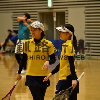 地元勢健闘及ばず　ソフトテニス北海道たんちょう杯釧路大会(2023-02-21)