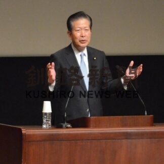 公明党の支持拡大を　山口代表が来釧(2023-03-17)