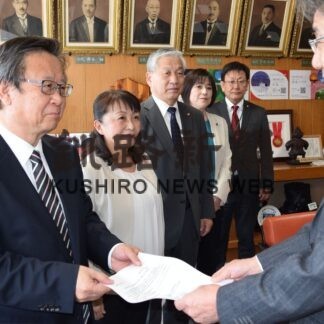 交付金活用事業に関する要望書提出　公明党議員団(2023-04-01)