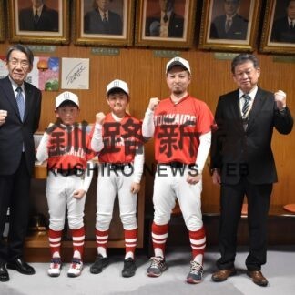 佐藤、樋口選手　軟式野球道選抜に(2023-03-16)
