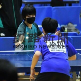 男子は釧路市役所Ａ制す　卓球バタフライダブルスチームカップ(2023-03-27)