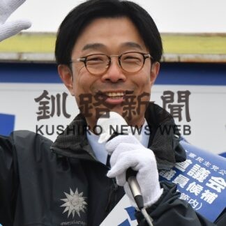 知事・道議選きょう投開票　道議選７氏、最後の訴え_6(2023-04-09)