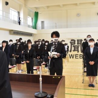 新社会人　入社式で決意新た(2023-04-02)