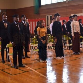 留学生 新天地で決意　ひがし北海道日本語学校入学式(2023-04-13)