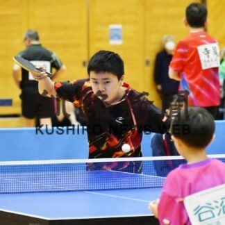 舘下、安田 一般単複２冠　卓球・町長杯(2023-04-03)