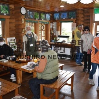 市民の憩いの場で一休み、春採湖ネイチャーセンター営業開始(2023-04-16)