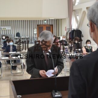 「学習、地域活動、積極的に参加」白洋大学開講式(2023-04-14)