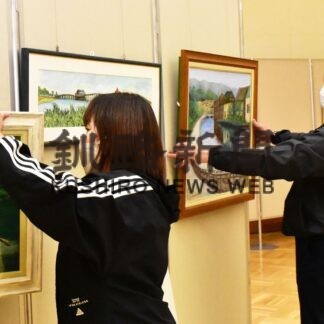 絵画４４点 個性さまざま　きょうから合同展(2023-05-19)