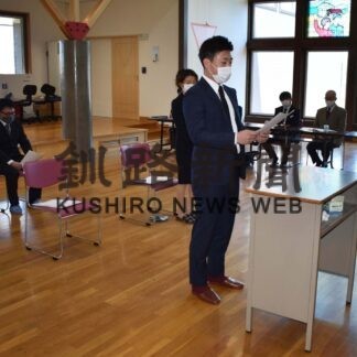 「酪農発展へ、意欲持ち学習」　農学ゼミ入講、進級式(2023-05-07)