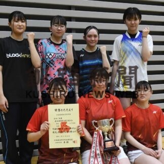 高体連釧根支部予選　バド、ソフトテニス熱戦_1(2023-05-29)