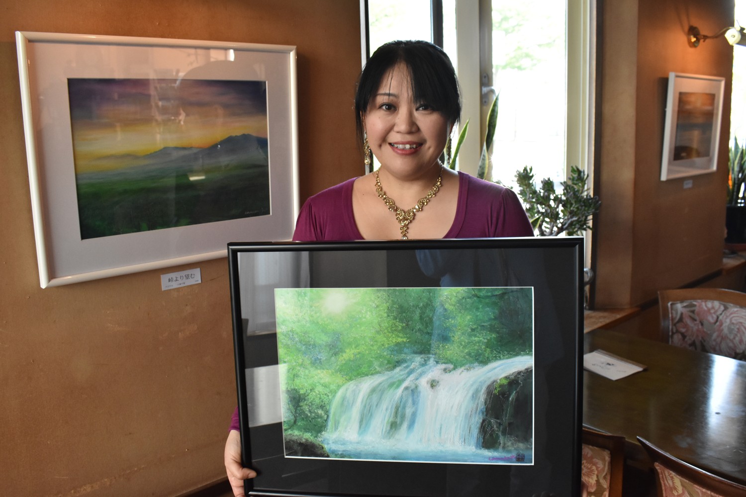 美しい自然の表情 描写 小泉千里さん作品展【釧路市】(2023-06-13)