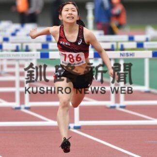 鳴川（釧明輝）ハンマー投げ４位　女子１００㍍障害の鈴木（釧湖陵）も【札幌】_1(2023-06-14)