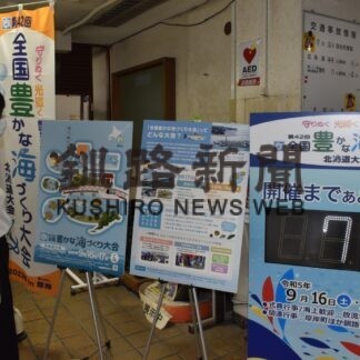 海づくり大会パネル展、道内巡回し機運醸成【釧路市】(2023-07-05)