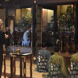 戦争海難物故者しのぶ　追悼法要【根室】(2023-07-25)