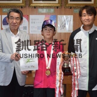 全国出場選手ら健闘誓う【釧路市】(2023-07-26)