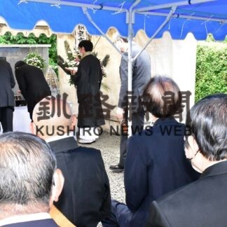 戦争犠牲者の冥福祈る　４年ぶり正規に追悼法要【根室】(2023-07-18)