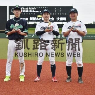 マリナーズ逆転勝ち　最優秀選手に木村　釧新あさ野球【釧路市】_1(2023-07-17)