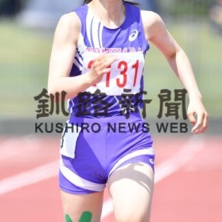 庶路学園・朝井、８００で全国へ　中学通信陸上釧路大会【釧路市】(2023-07-04)