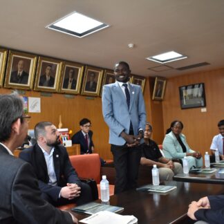 「エコツーリズム推進に生かす」　ＪＩＣＡ研修員が市役所表敬【釧路市】(2023-07-15)