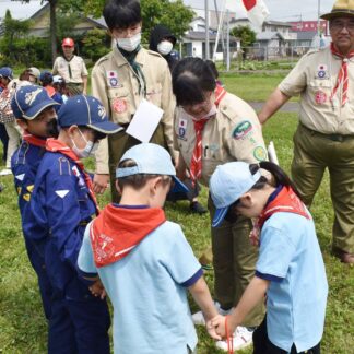 ボーイスカウトがプログラムに挑戦　釧路地区ラリー【釧路市】(2023-07-27)
