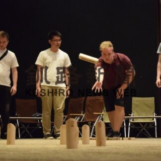 モルック初心者ら交流　釧路で体験会【釧路市】(2023-07-25)