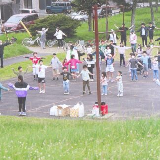 子どもラジオ体操 老若男女元気よく【釧路市】(2023-07-29)