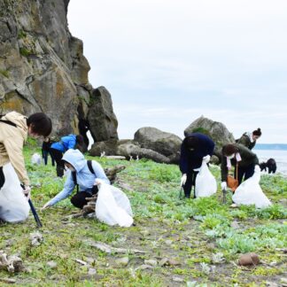 バラサン岬清掃と国泰寺など視察　イオン同友店会【厚岸】(2023-07-03)