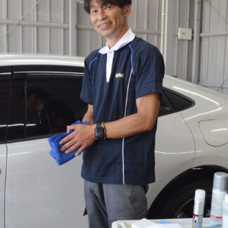 聴覚障害者の川﨑さん、カーコーティング技術２級取得　道内初【釧路市】(2023-08-06)