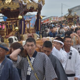 くしろ港まつり　神輿渡御に１００人勇壮【釧路市】(2023-08-07)