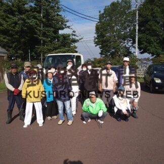 釧新花火から一夜 清掃活動に汗【釧路市】_1(2023-08-20)